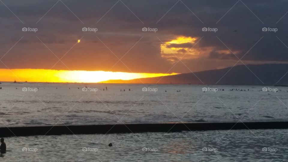 Waikiki Beach Sunsets