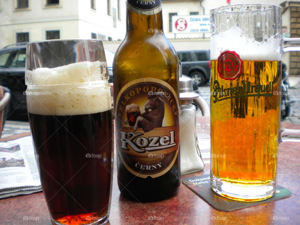 Beer. Prague