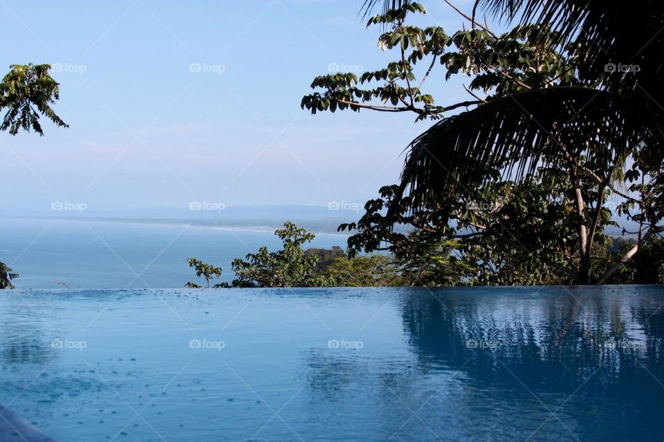 Infinity Pool overlooking Costa Rican Coastline