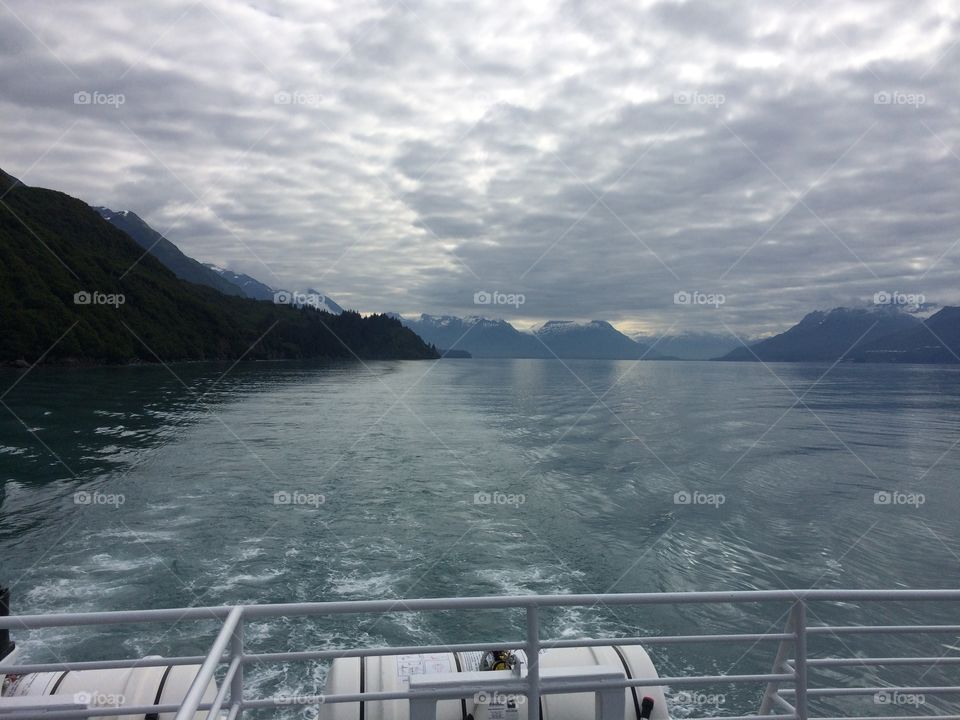 Valdez Alaska low cloud cover