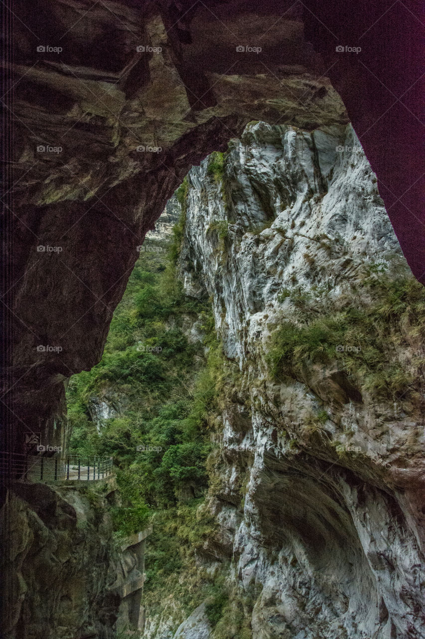 Taroko Canyon scenery. Taroko Gorge, Taroko National Park, Taiwan.