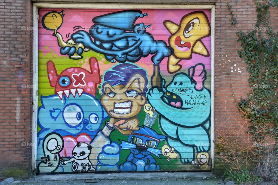 Street art in Rotterdam