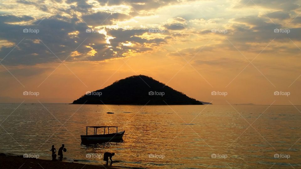 Lake Malawi sunset
