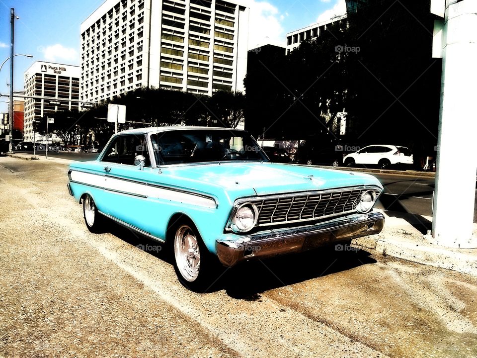 1964 Dodge Falcon baby blue 2