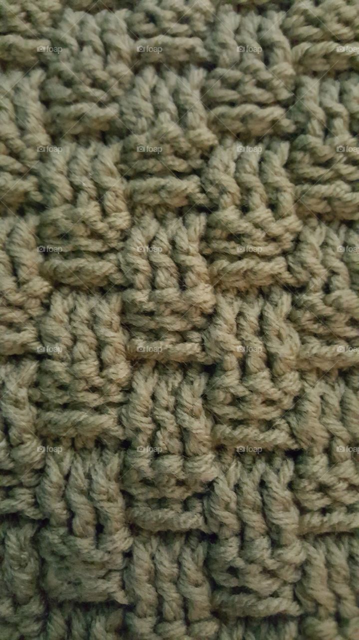 basket weave crochet blanket
