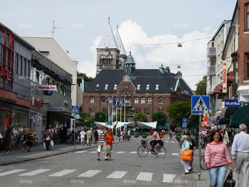 street sweden sverige cathedral by steffendd