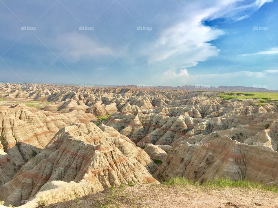 Badlands National Park, South Dakota. What a majestic site to see and wonder how beautiful it is.