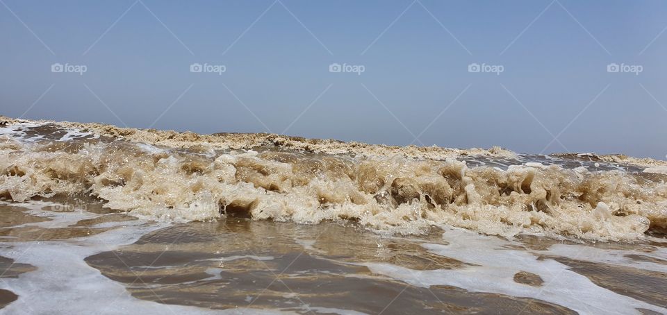 jampore beach, daman, gujarat, india