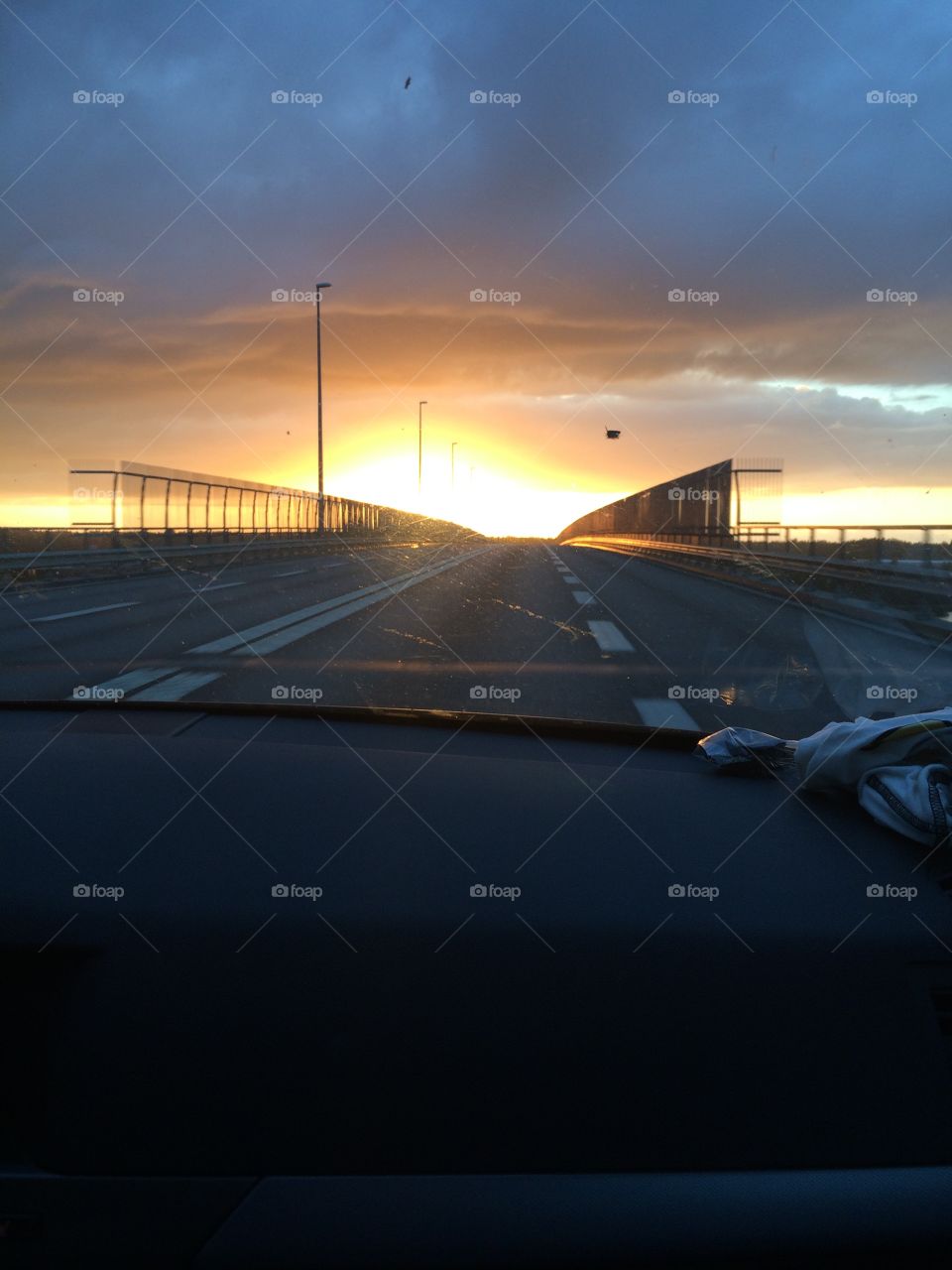 Bridge-sunset