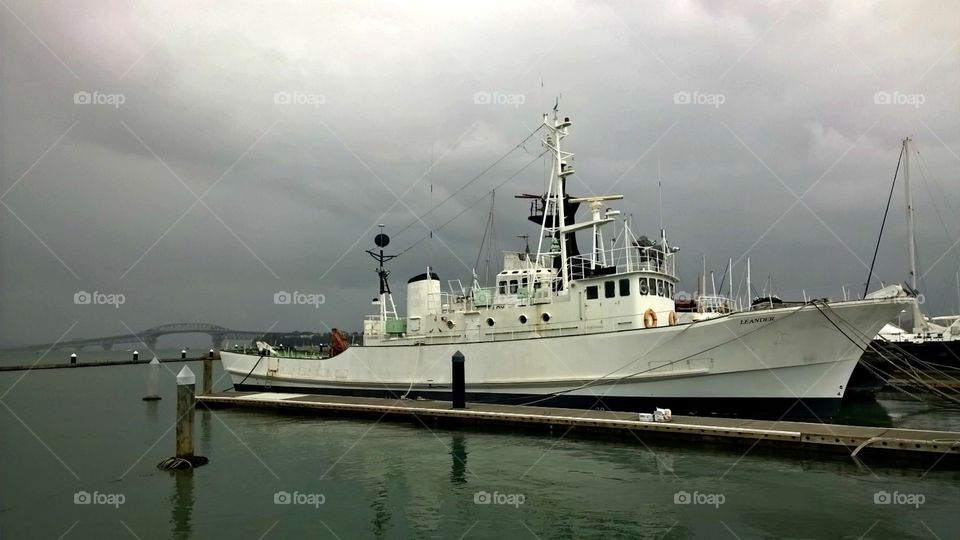 Fishing Boat At Bayswater Marina 