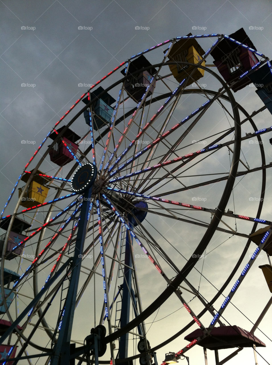 ferris wheel county fair by dmelhorn