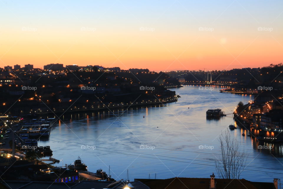 Couleur d'un soir sur Porto