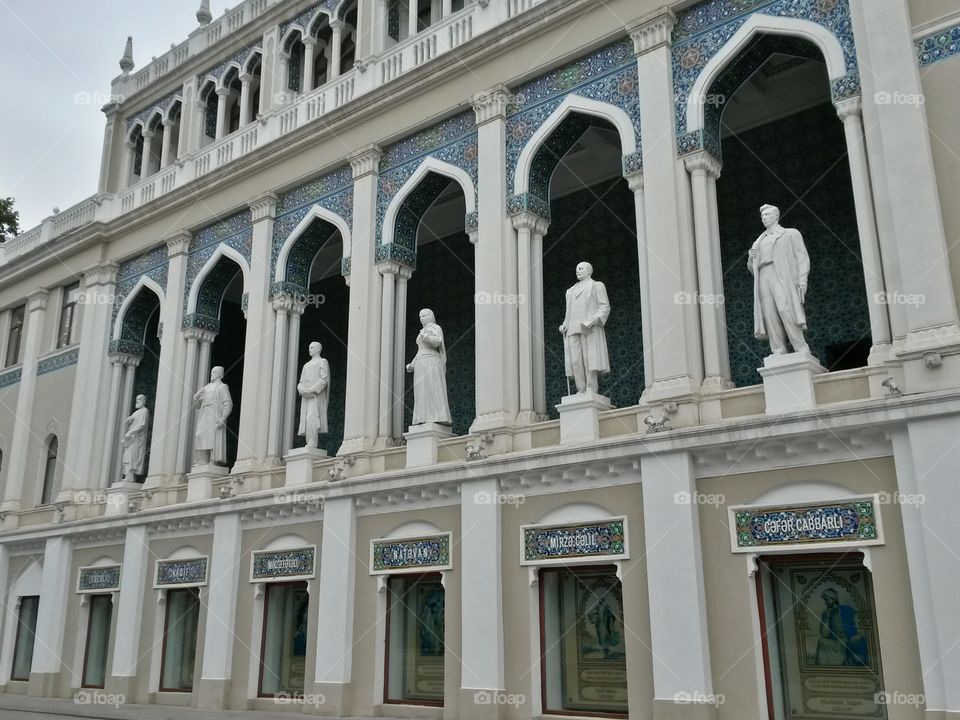 The museum of literature and art in Baku (Azerbaijan)