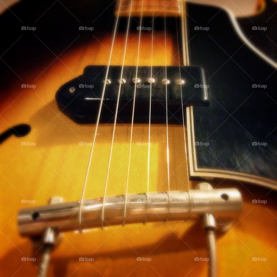 Guitar strings view