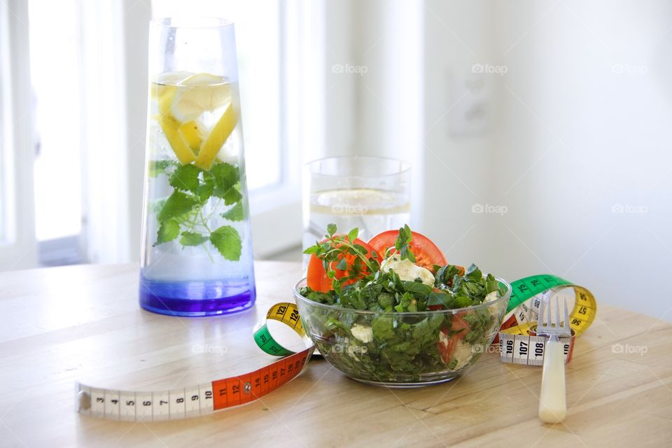 Green food, salad