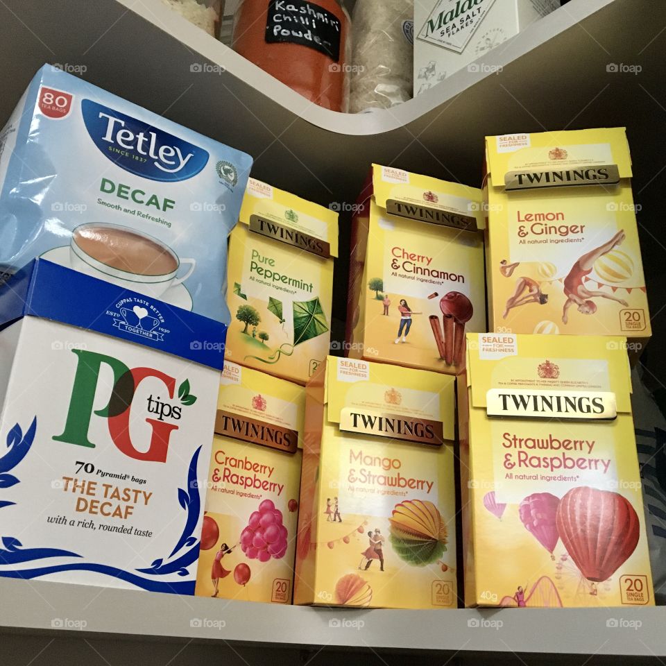 T is for Tea ... I prefer Tetley, PG Tips or Yorkshire Tea the flavoured ones are my sons 