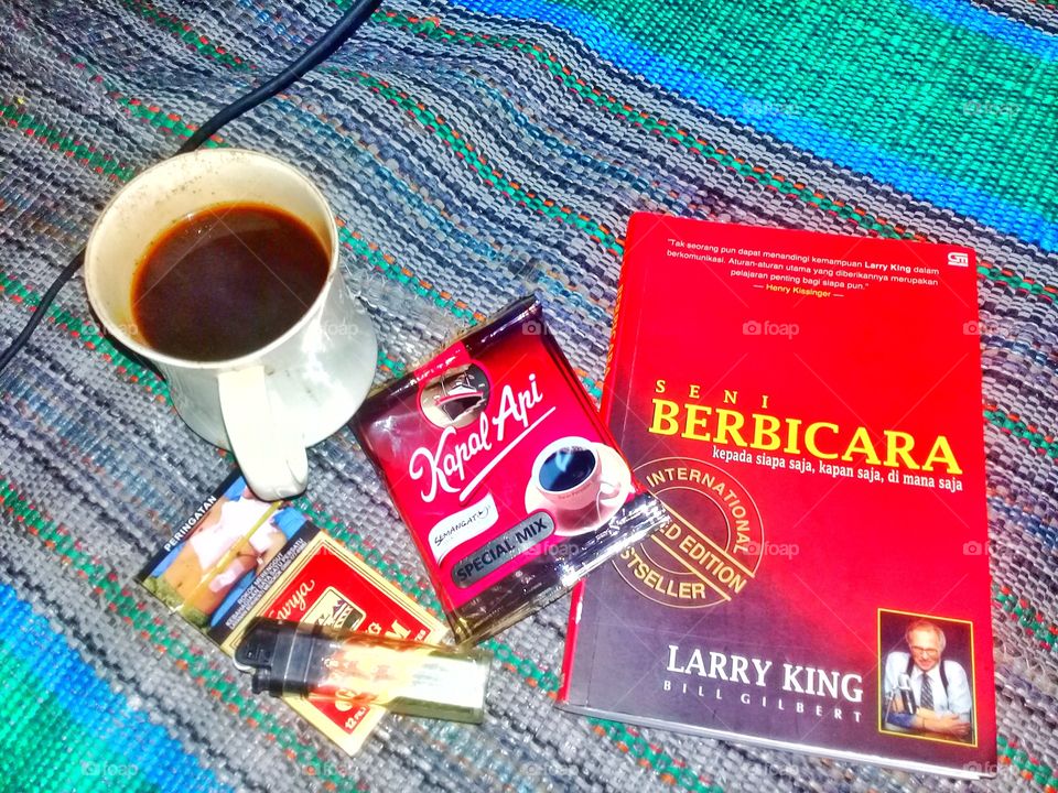 book, coffe, sigarette, magice