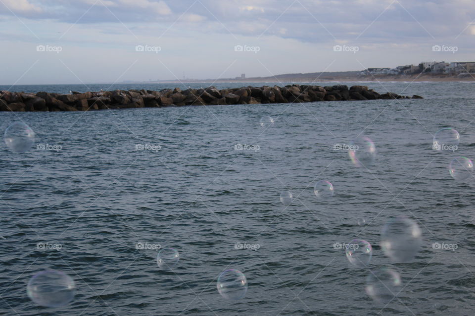 bubbles at sea