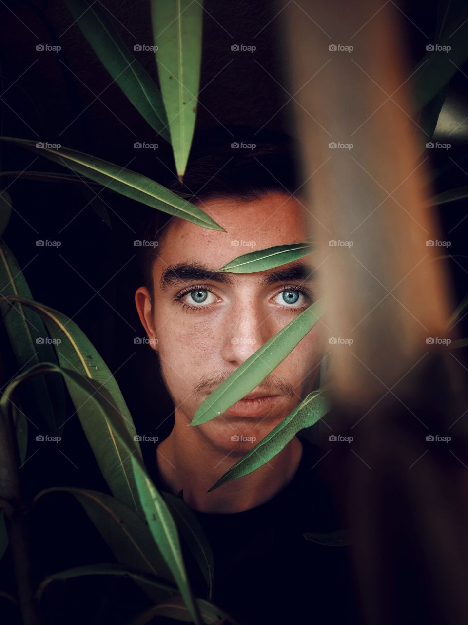 Close up portrait shot of my nephew 