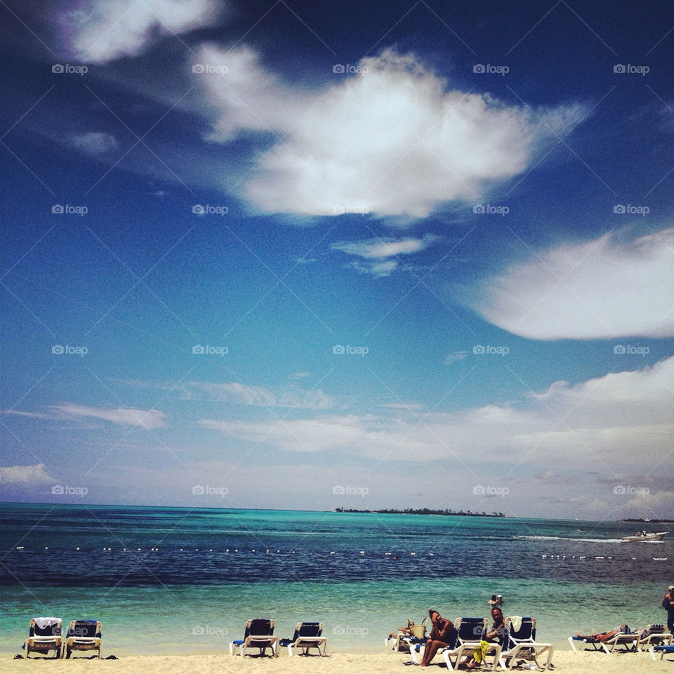 beach ocean vacation island by edrebbweb