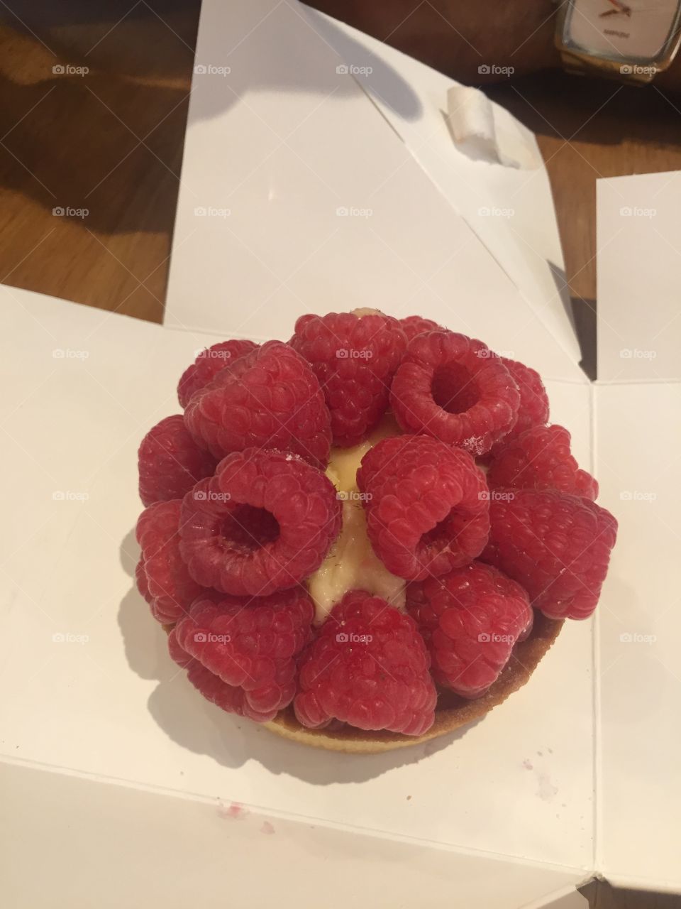 Raspberry tart 
