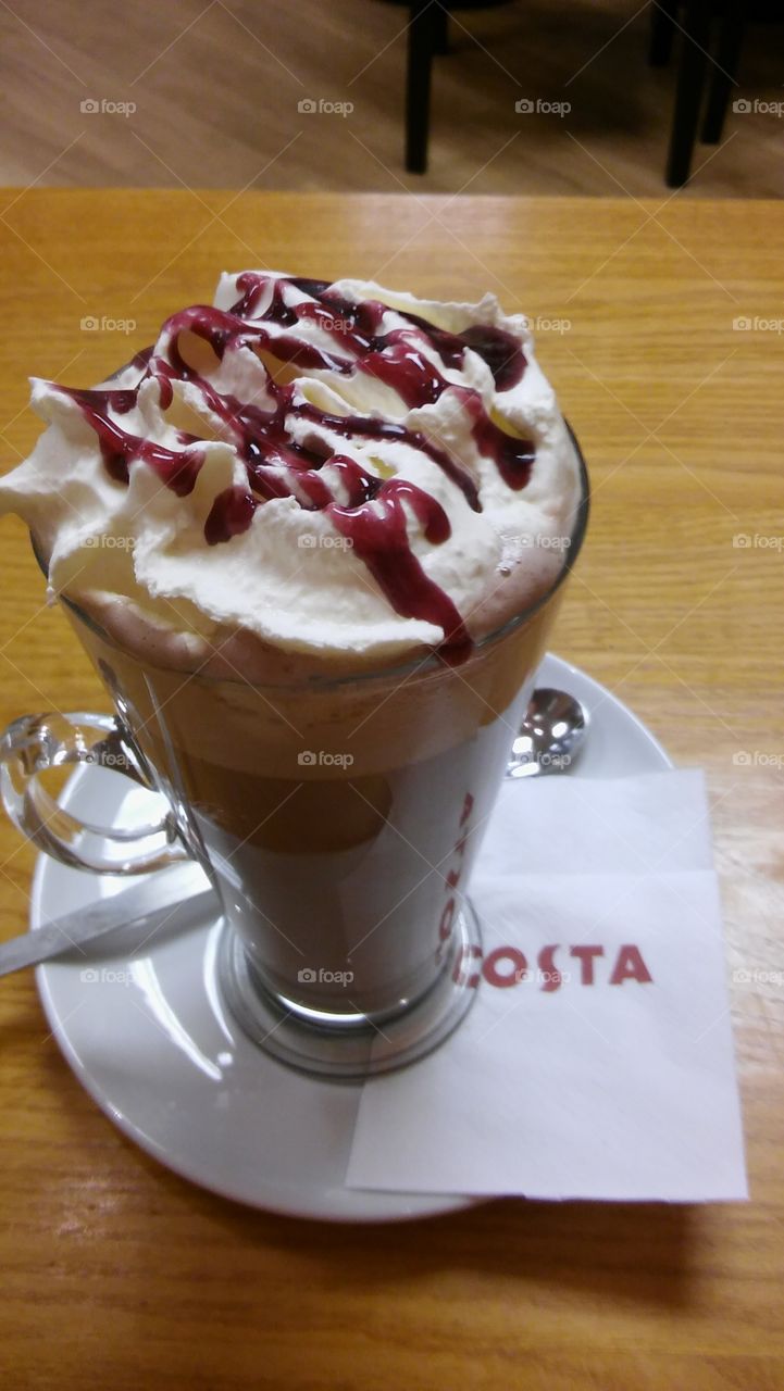 Black Forest Hot Chocolate Drink