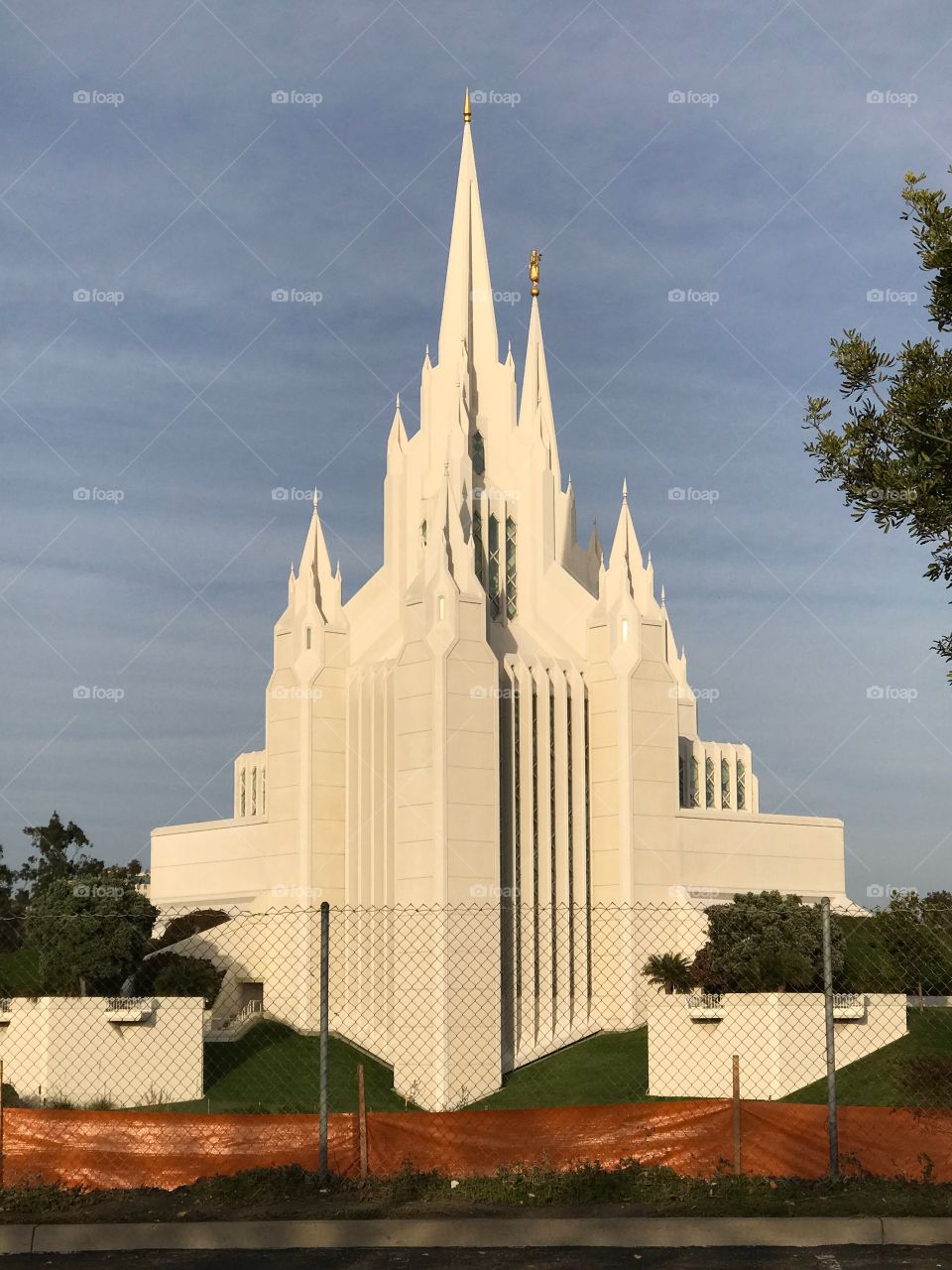Mormon temple in San Diego. 