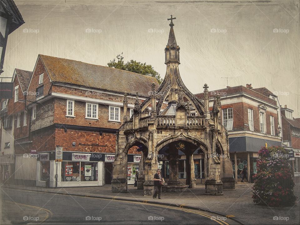 Poultry Cross, antiguo mercado de aves, s.XIV (Salisbury - England)