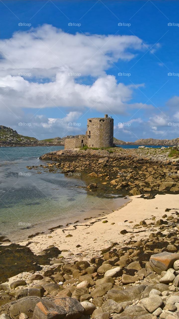 Cromwells castle on tresco, Isles of Scilly