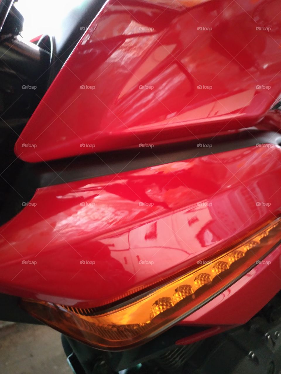 left signpost in moto