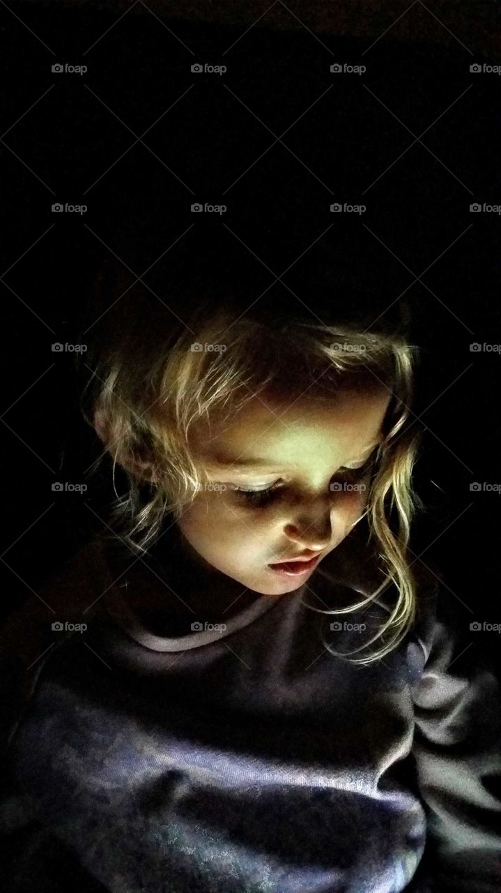 That child is a light in the dark