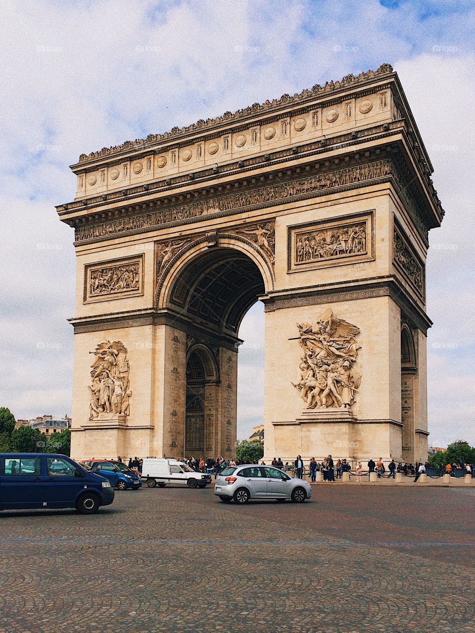 Paris France arc de triomphe