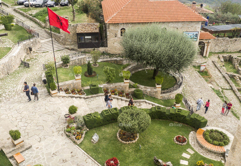 kruje, albanian castle