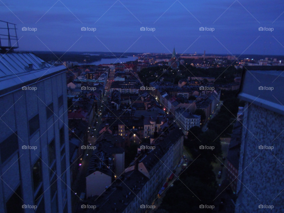 street city buildings night by MagnusPm