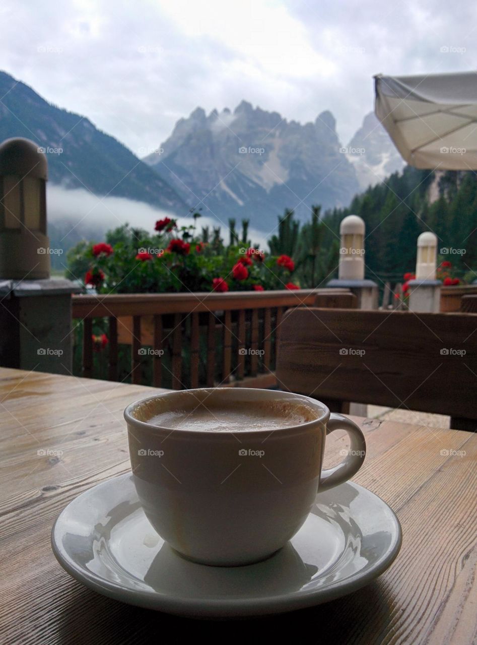 Coffee with a view