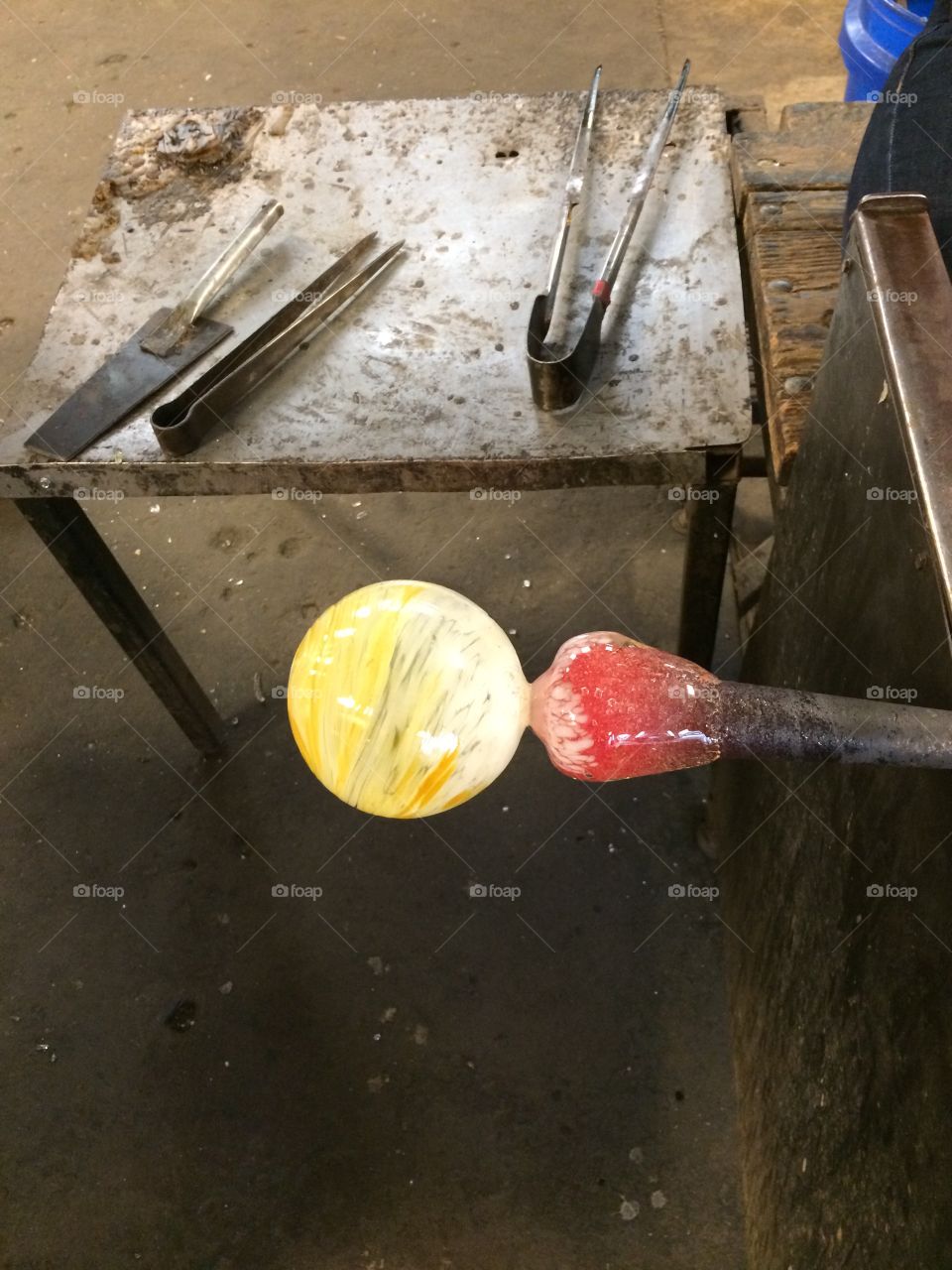 Glass blowing 