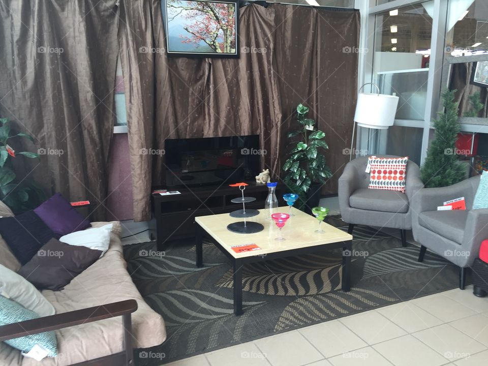 Outdoor patio display 