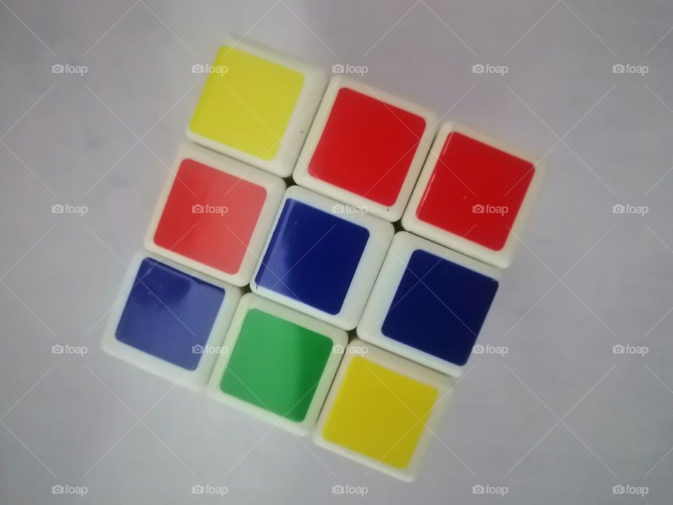colourfull cubes for play mind game