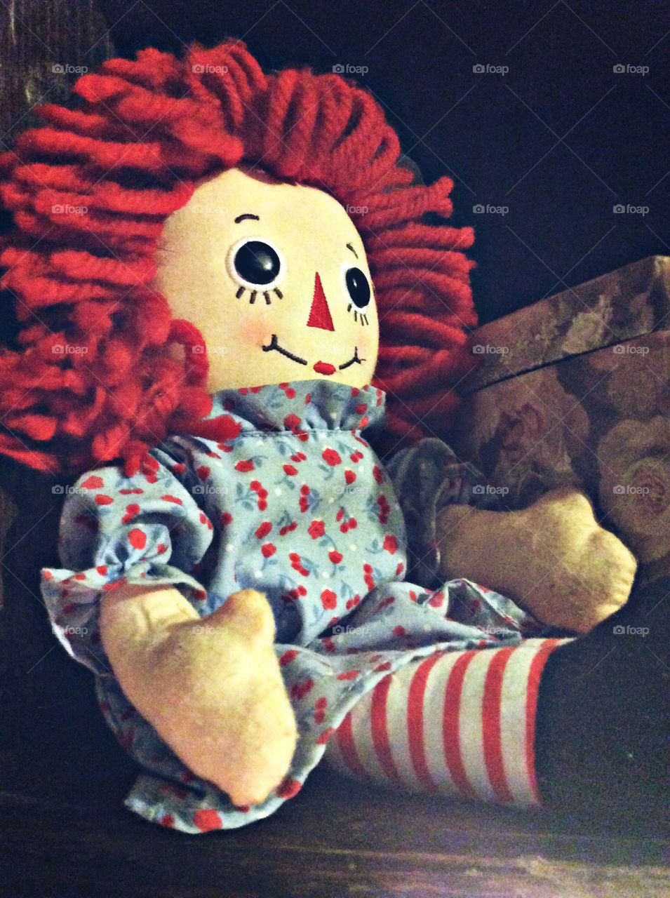 For all of my Halloween lovers out there, meet Annie. She is a raggedy ann doll, left behind by a sweet little girl who passed away and now possesses the doll. The little girl always called this Ann doll Annie, because of little orphan Annie. She is a neutral spirit, and as far as we know means no harm. 