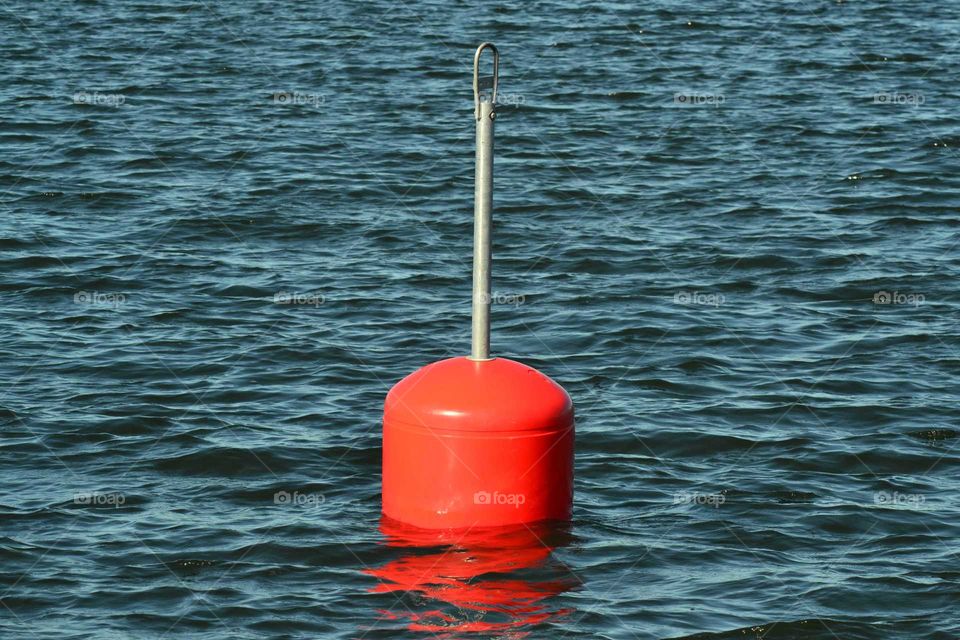 red buoy