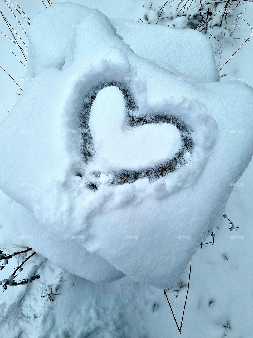 a heart of snow