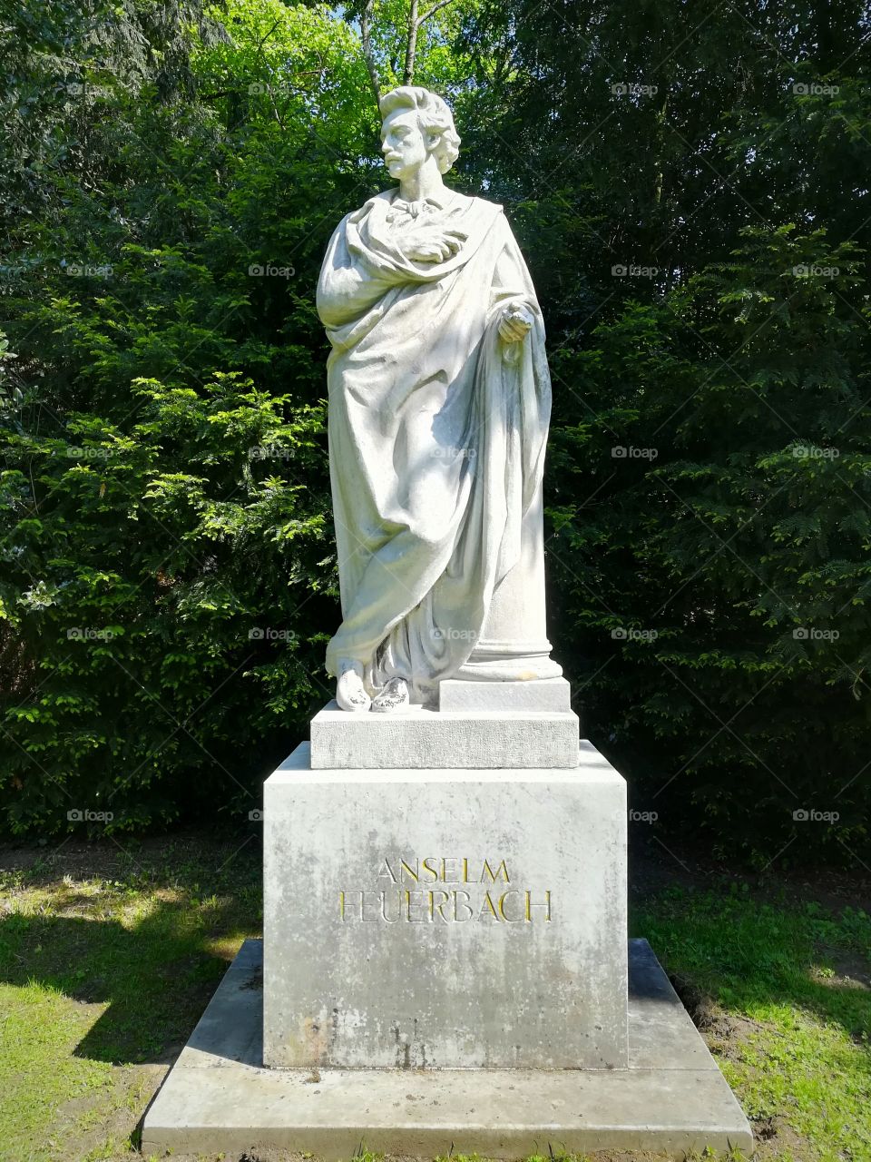Düsseldorf Statue Anselm Feuerbach