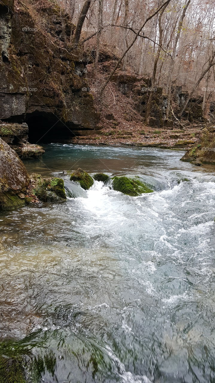 Greer Springs in Nov. Even though most of the fall leaves are gone it is still beautiful!!!