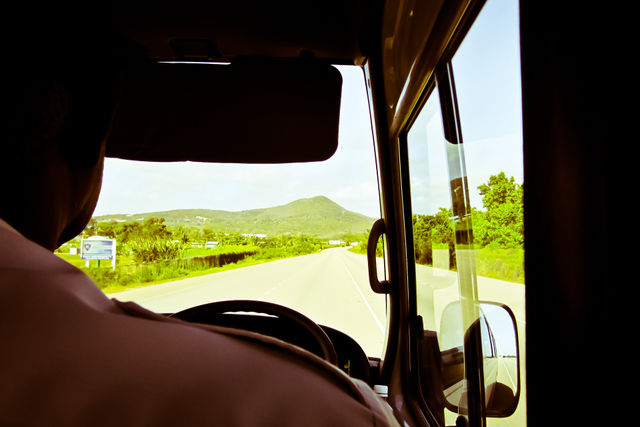 Bus ride in Jamaica 
