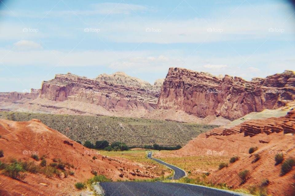 Utah scenery . Landscape