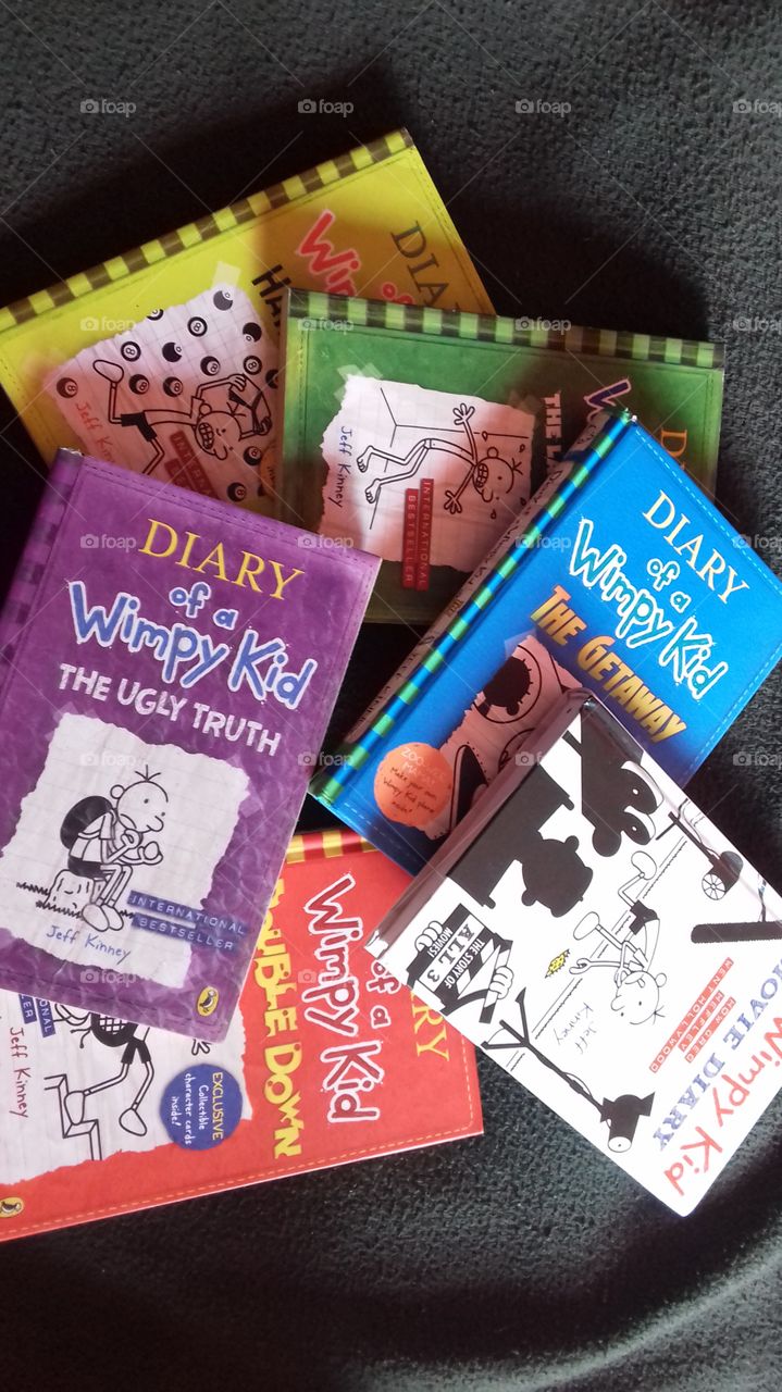 Collection of wimpy kid