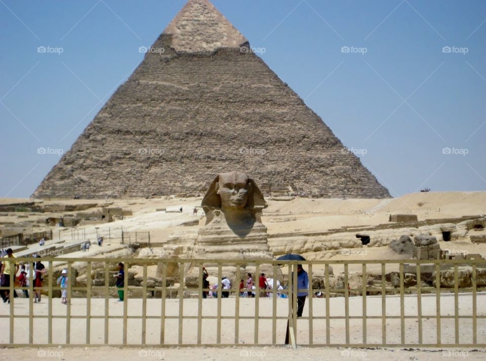 Giza . The Sphinx at Giza