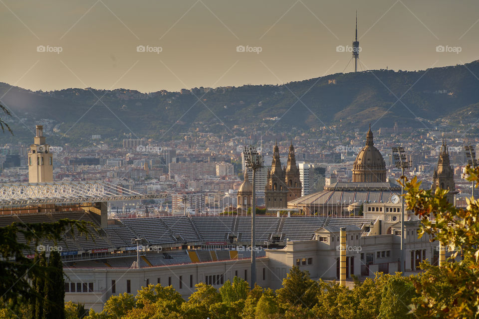 Barcelona vista desde Monjuich