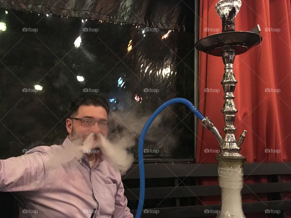 Secret ritual mission - enjoying a hookah 