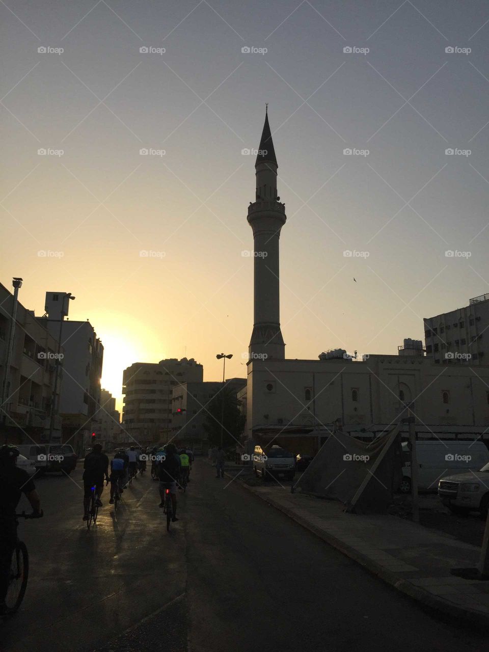 sunrise in Jeddah